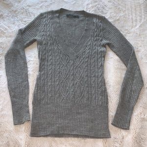 The Limited wool gray sweater